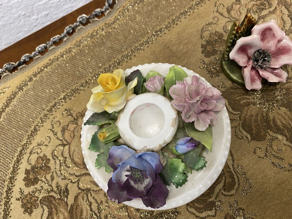 Английски порцеланов свещник с маркировка