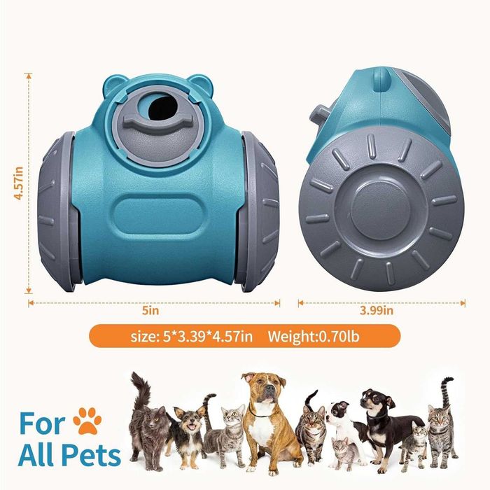 Akssup Интерактивна играчка за кучета, пъзел с форма на робот