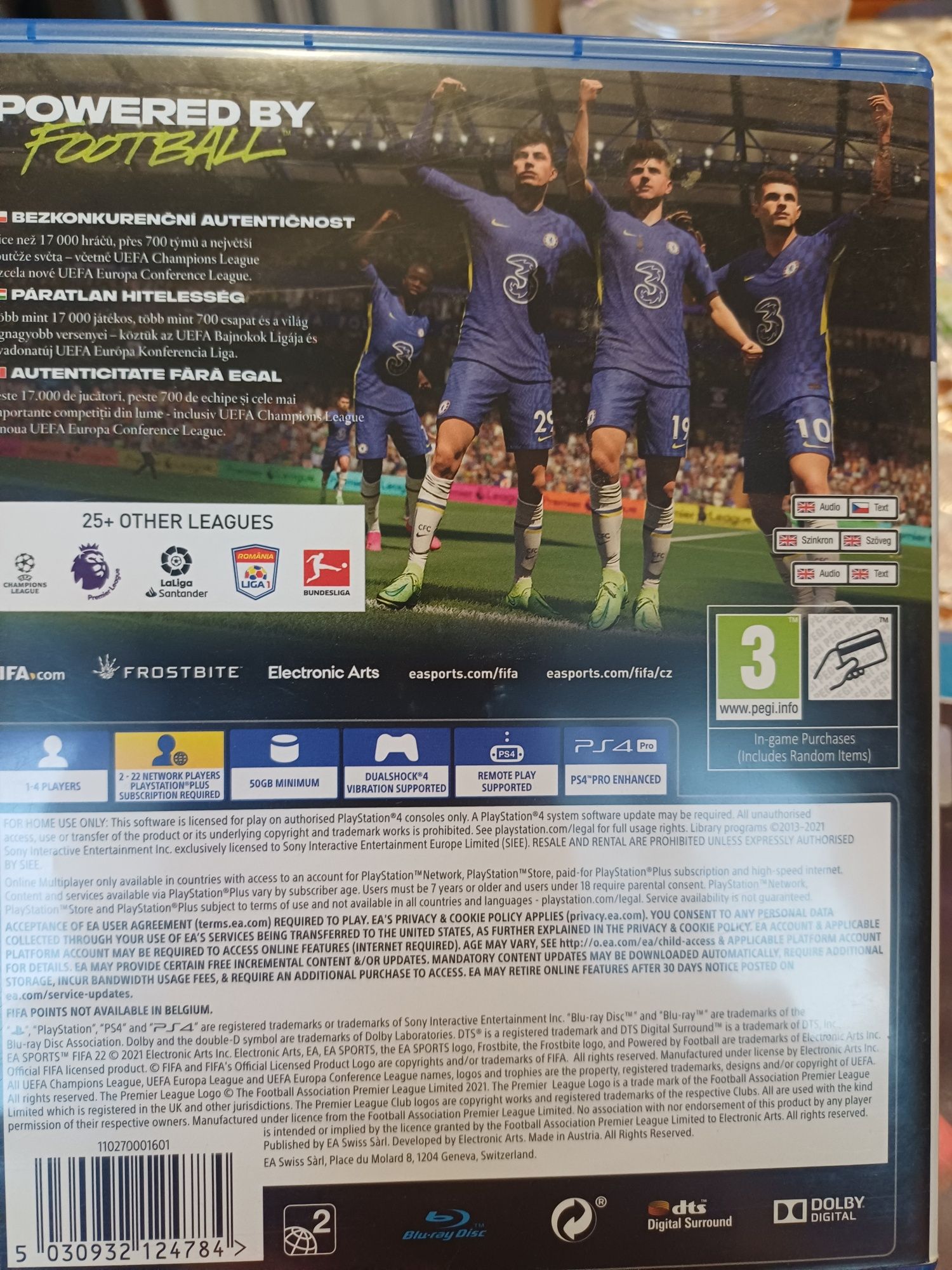 Игра за ps4 Fifa 22