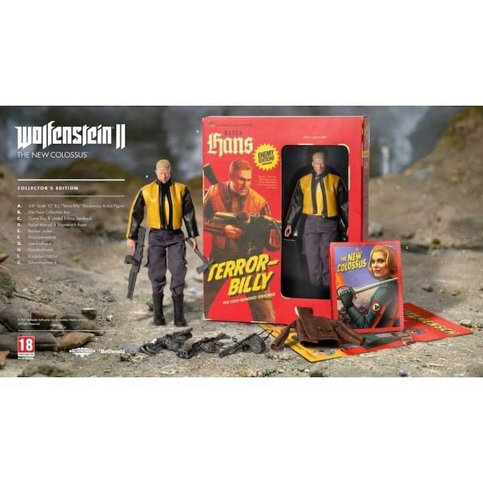 Joc Wolfenstein 2 The New Colossus Collector's Edition pentru PS4.