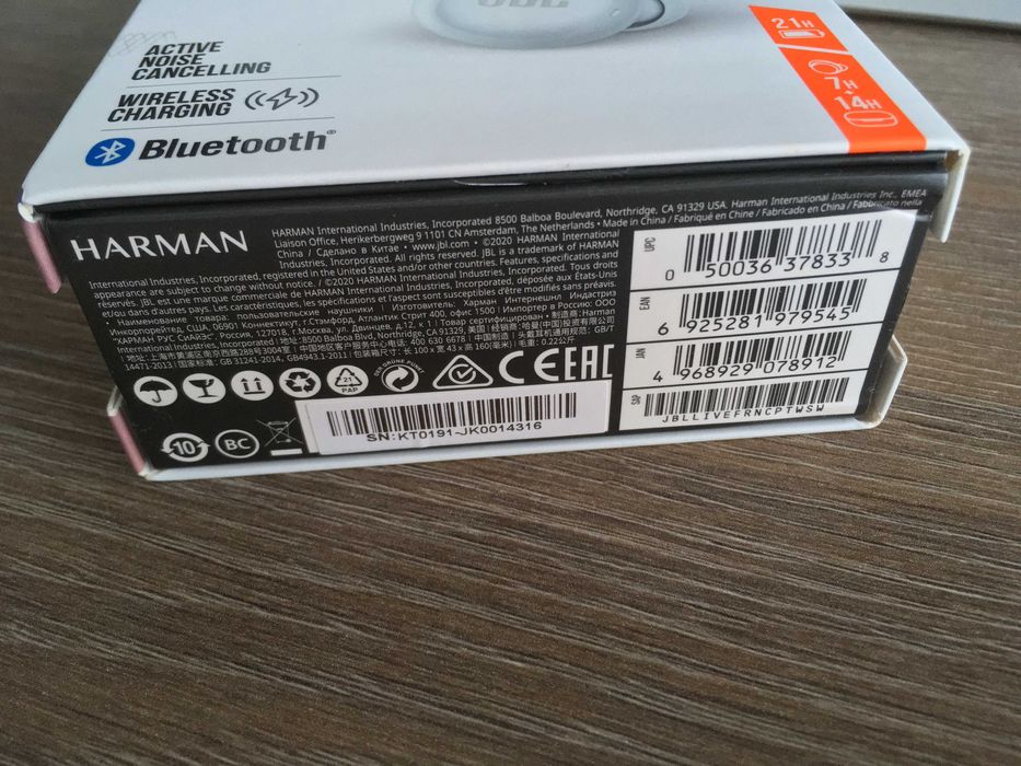 casti wireless JBL Live Free NC+ tws noi, garantie, bluetooth fara fir
