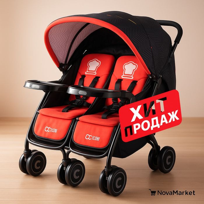 Коляска для двойни Cook Duo Comfort