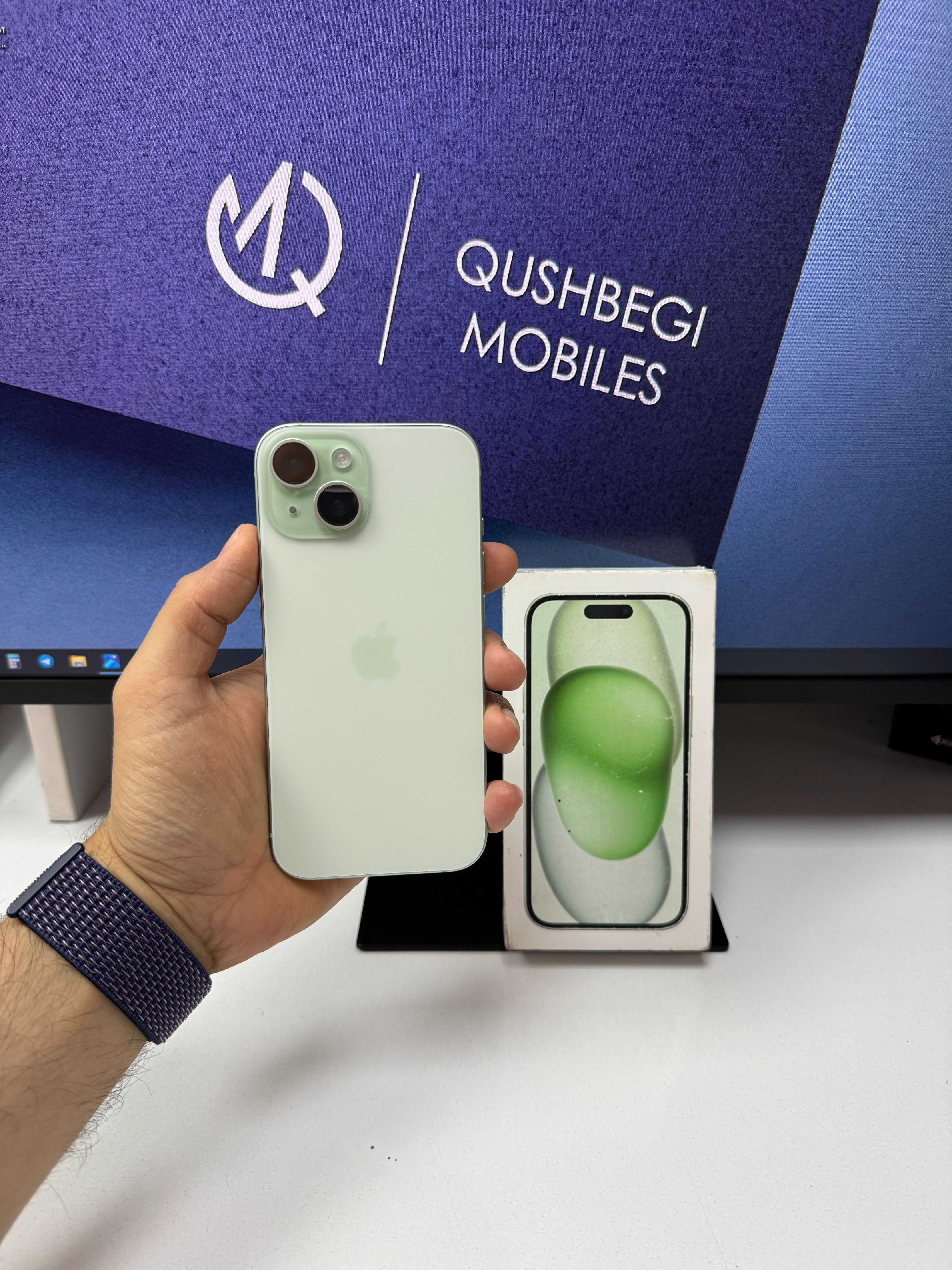 iCloudga tushgan! LOST mode 256GB 99% Yo`mkost! iPhone15 Karobka dok
