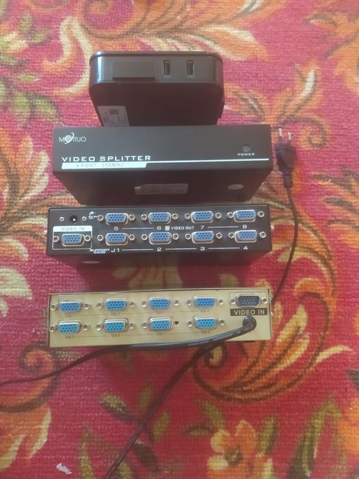 Video splitter 8портов 350 mhz