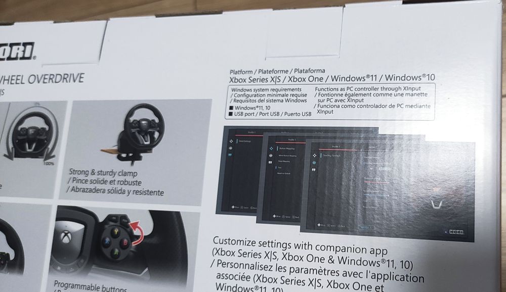 Volan gaming HORI Overdrive AB04-001U (Xbox/, Windows Pc)