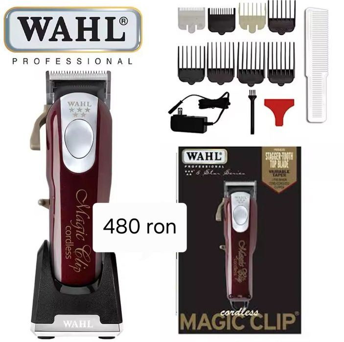 Mașini tuns noi . Prețul afișat pe fiecare