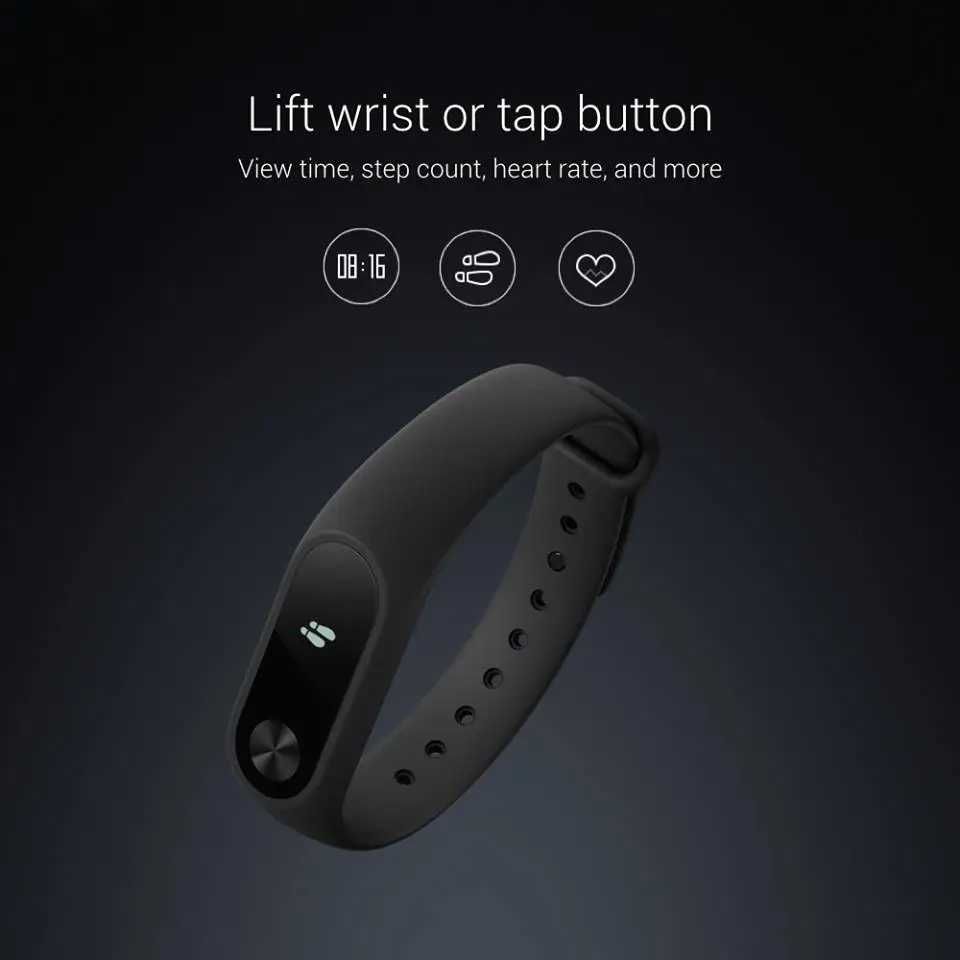 Xiaomi MiBand 2, ceas/bratara fitness  - fara curea!