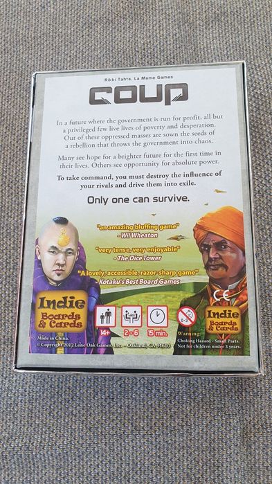 Joc de societate Coup – Nou in Engleza