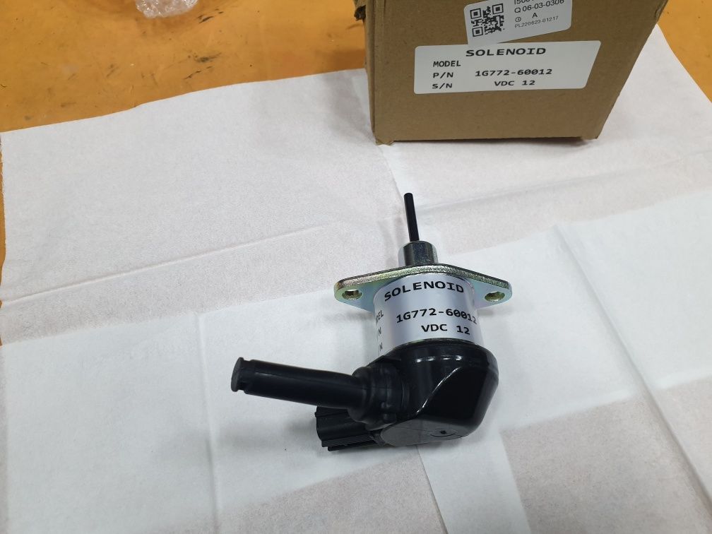 Solenoid electrovalva opritor motorina Kubota v3300  , 1G772-60012