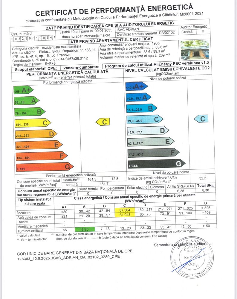 Vand apartament 4 camere Ploiesti visavi de parcul in Mihai Viteazu