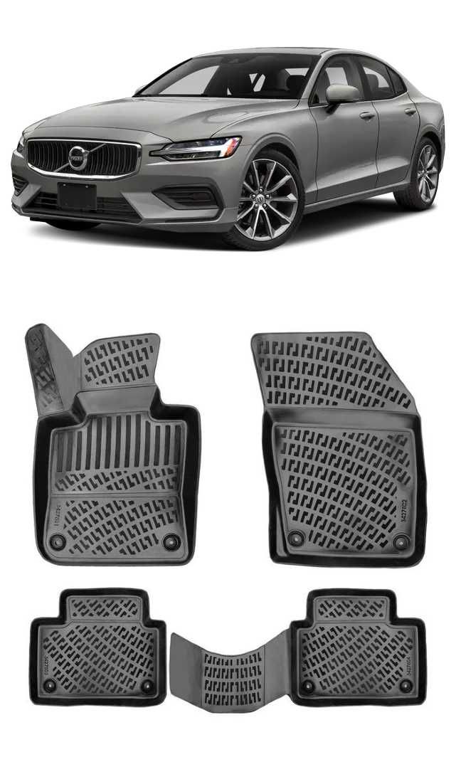 Гумени стелки RizLine съвместими с Volvo S80 06-16