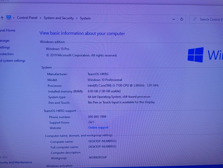 Vând PC calculator Fujitsu P757, i3 7100 3.7 Ghz, 8gb Ddr4, M2 240 gb
