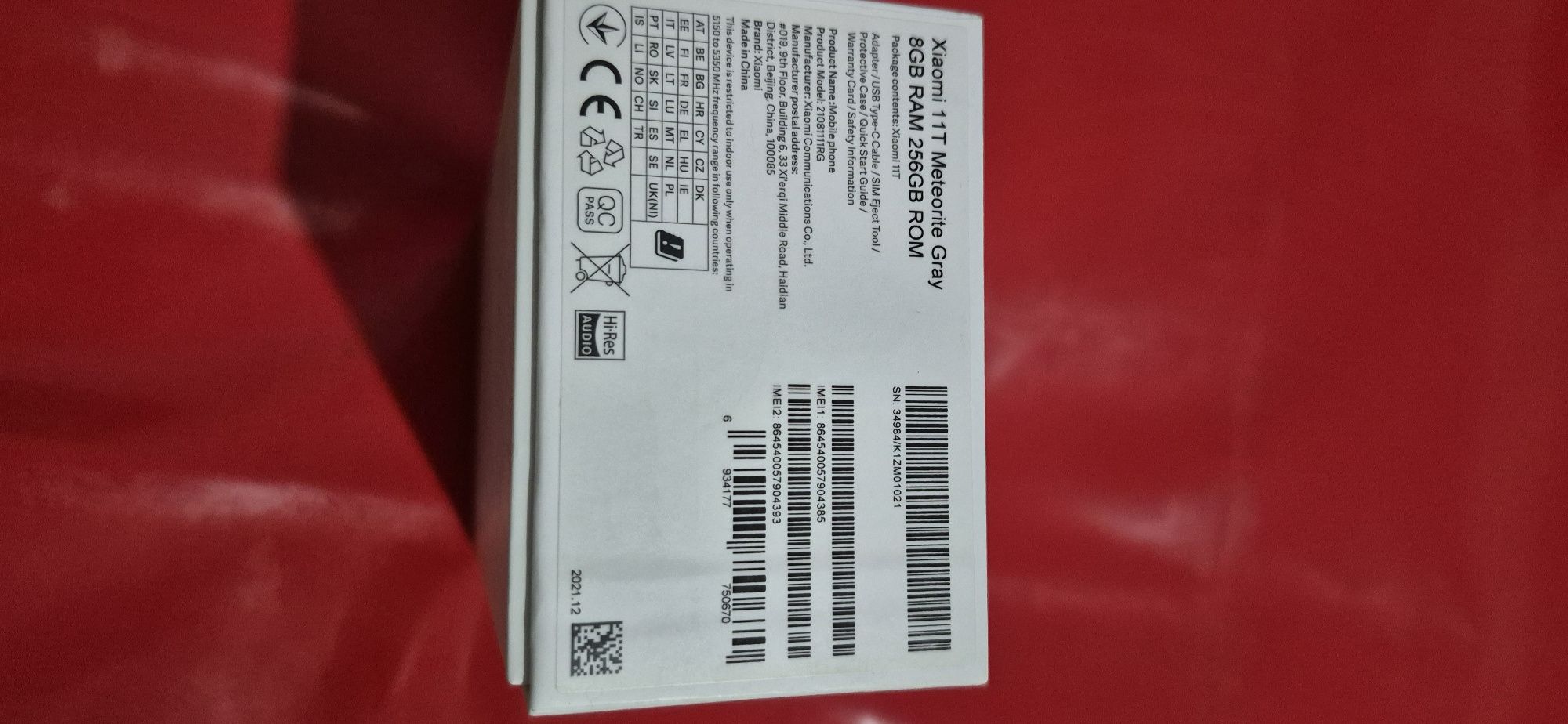 Xiaomi 11 T. 256gb