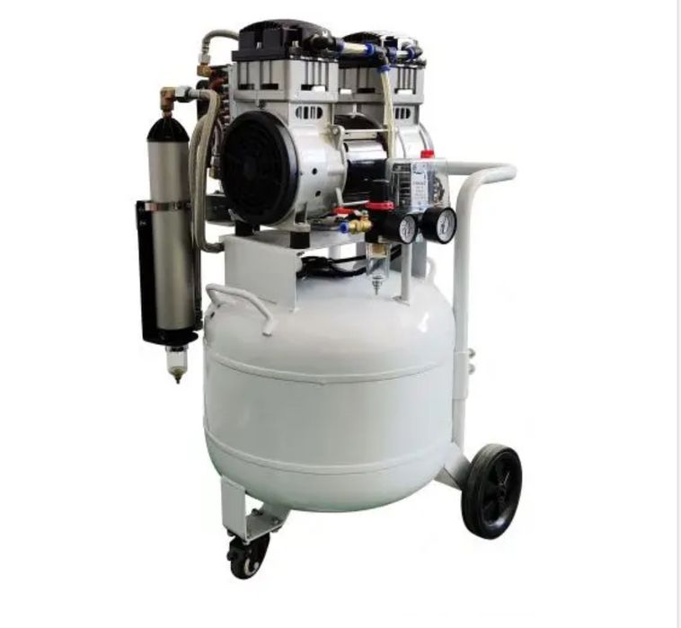 Compresor Stomatologie 50l Cu Uscator/Fara ulei/Supersilentios/2 UNIT