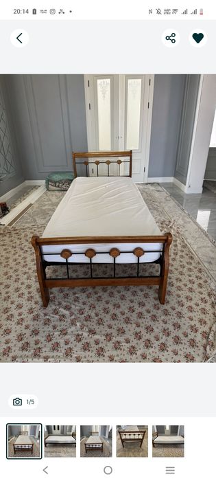 Кровать 200х90 оданаспальный 4шт