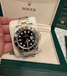 Ceas Rolex Submariner Date 41 mm Oystersteel gold nou în cutie