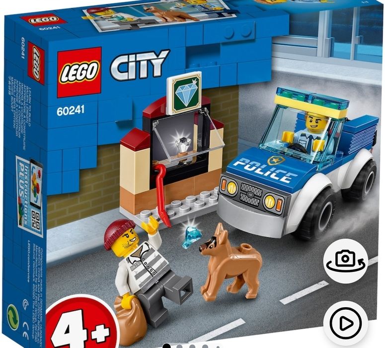 LEGO City Police - Unitate de politie canina 60241 - cu carte