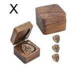 Suport depozitare pana pick chitara lemn guitar picks gravat