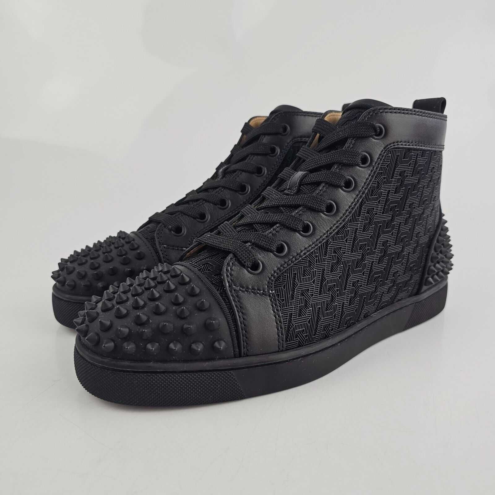 Adidasi Louboutin Spike Black