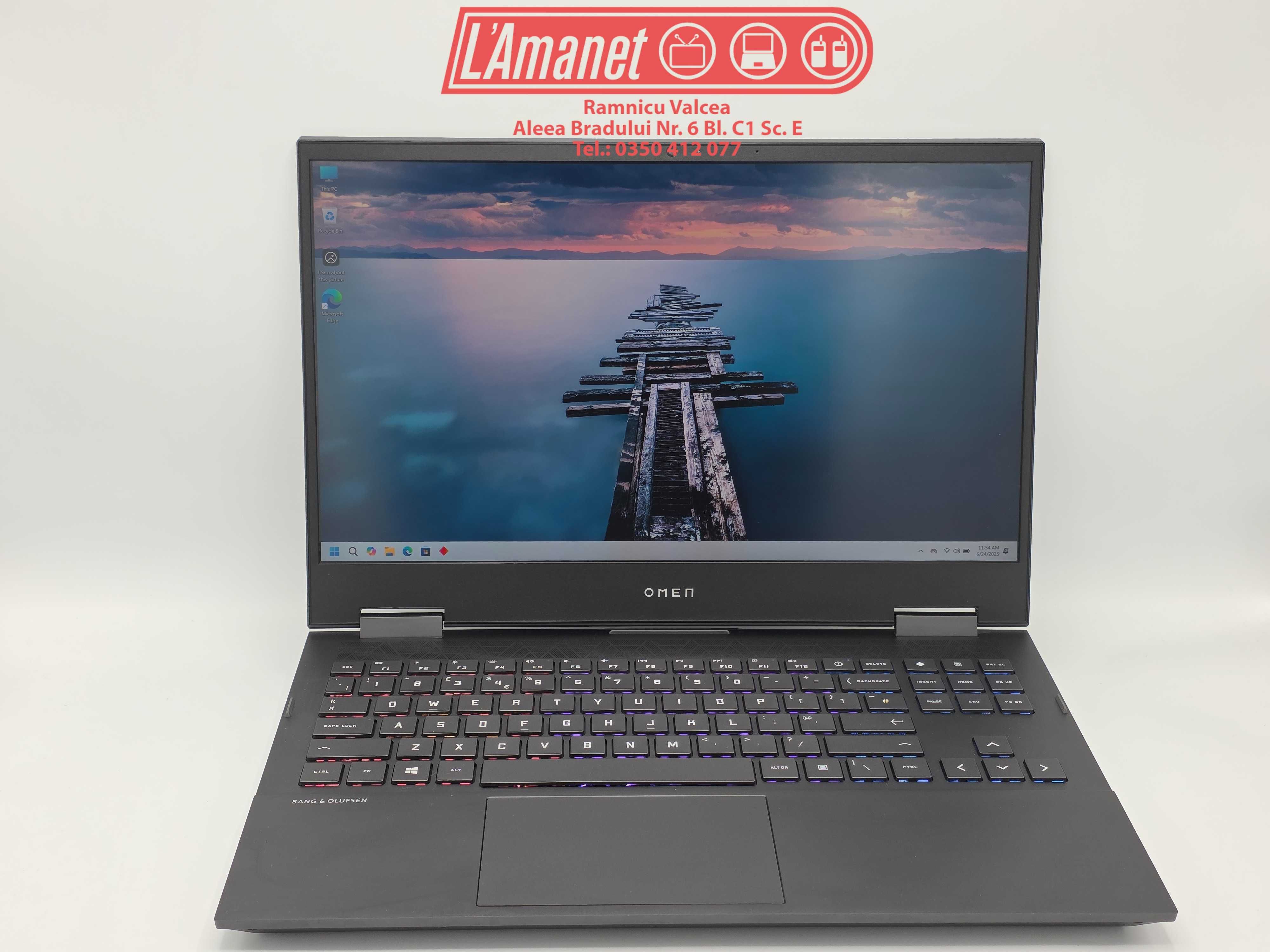Laptop Gaming 15.6" FHD 144Hz HP Omen15 Ryzen 7 5800H 32GB 2TB RTX3070