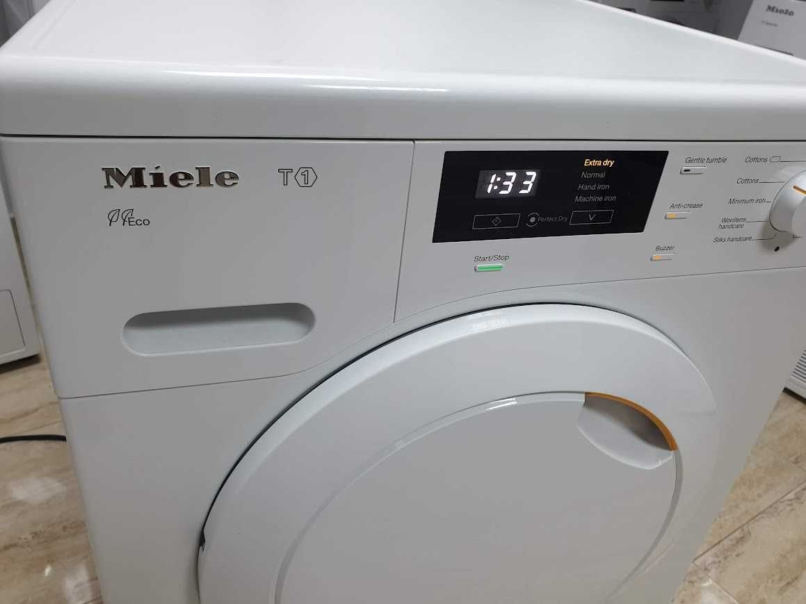 Сушилня Miele T1 - Термопомпа - Аларма - Подсветка -12м Гаранция Миеле