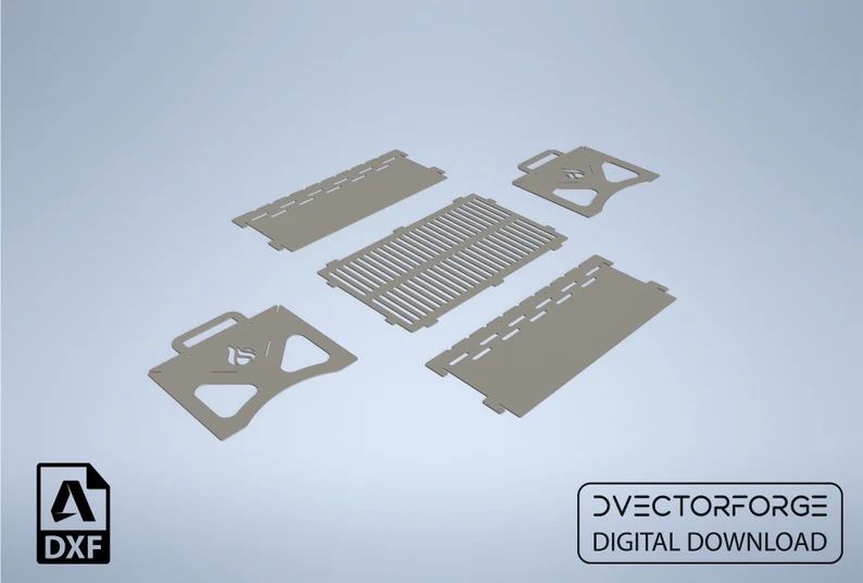 Gratar camping demontabil