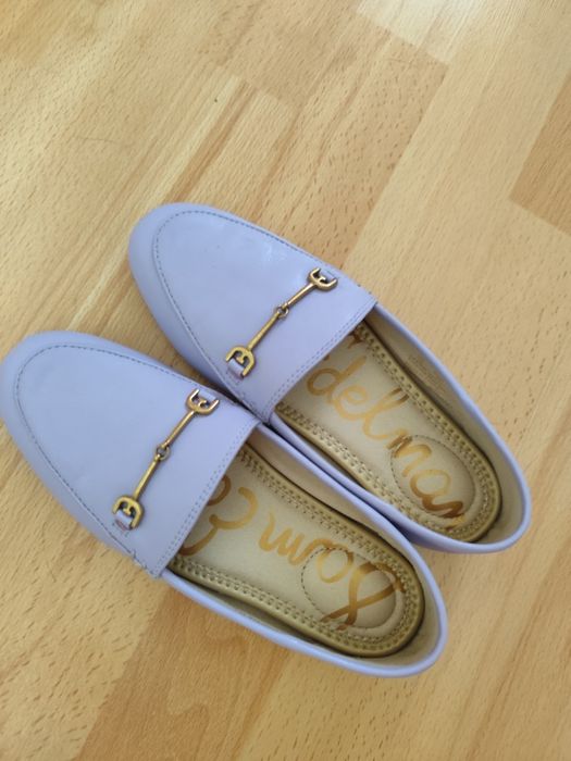 Balerini fete din piele naturala Sam Edelman, masura 33 lila