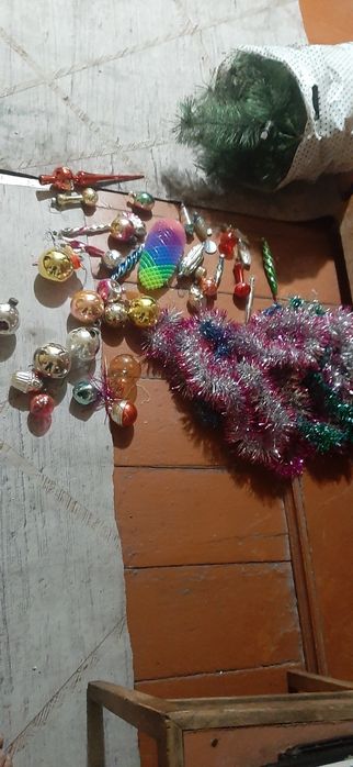 Игрушки ёлочные СССР +ёлка красивая