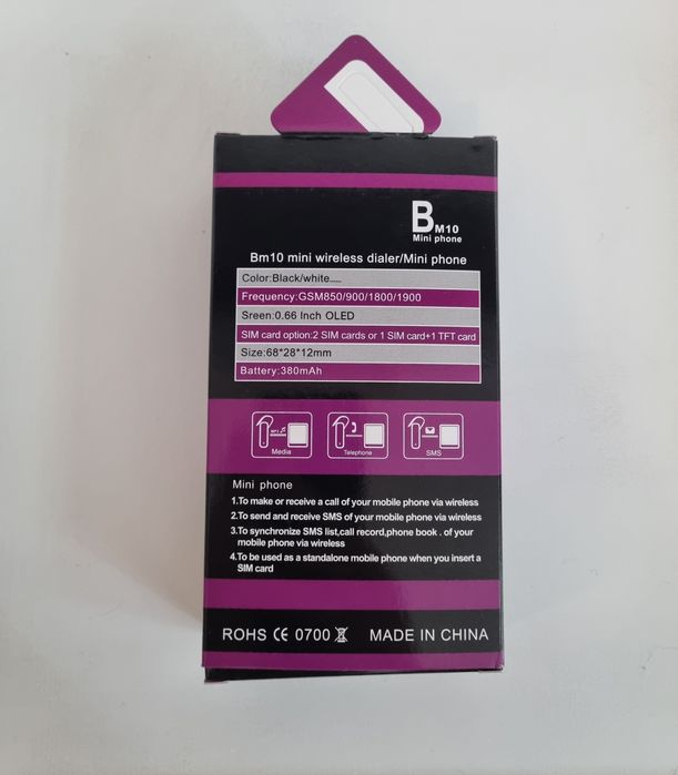 Telefon mobil mini L8star BM10