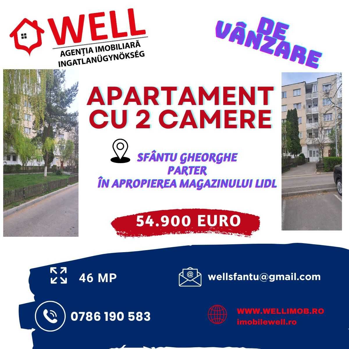 Apartament cu 2 camere , pe strada 1 Decembrie 1918!