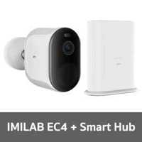 Camera de supraveghere IMILAB EC4 cu 2xHub Gateway CMSXJ31AG, 4MP, 2K