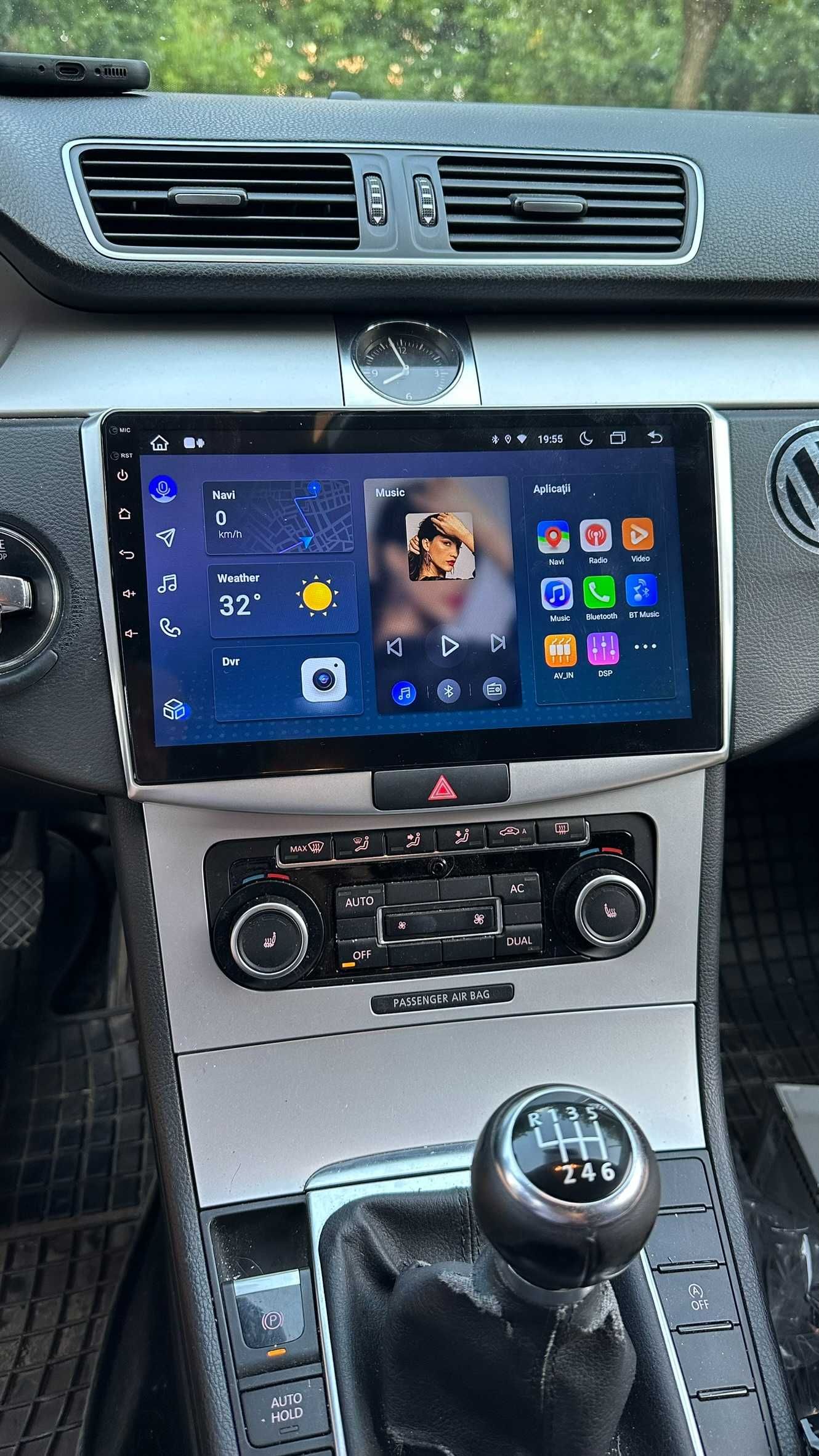 Navigatie dedicata android VW Passat B6 B7 CC CarPlay AndroidAuto DSP