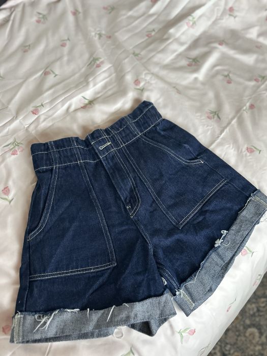 Pantaloni scurti  de blug Zara, Xs