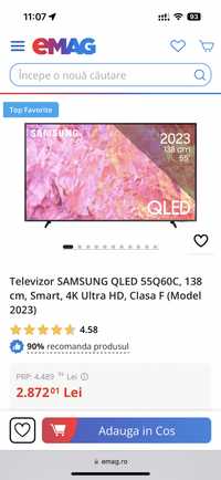 Televizor Samsung QLED 55Q60C