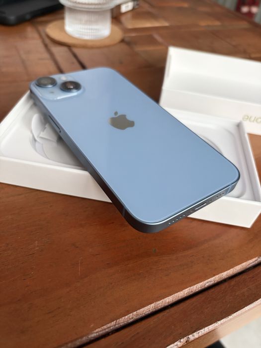 Iphone 14 blue 128 gb ( impecabil )