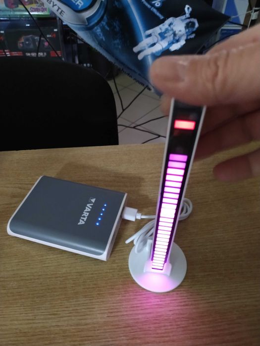 Bara RGB cu functie VU meter