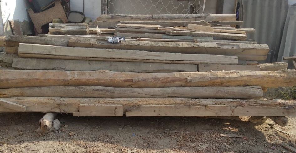 Бруслар ва шпаллар.