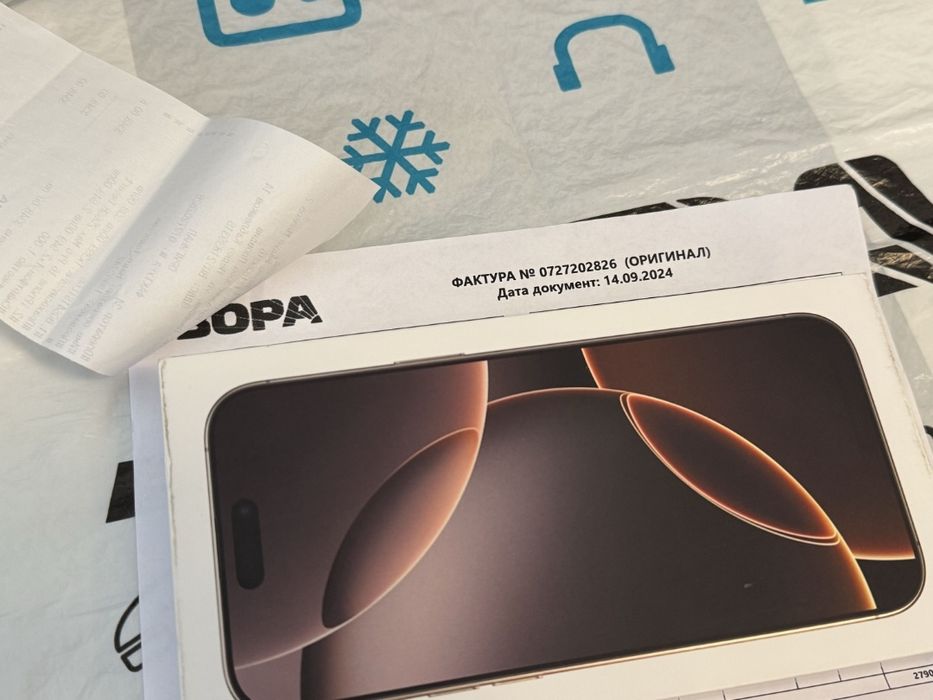 КАТО НОВ 256GB iPhone 16 Pro Max Зора Гаранция 2026 г. Desert