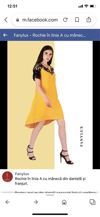 Rochie eleganta de ocazie marimea 44,lejera