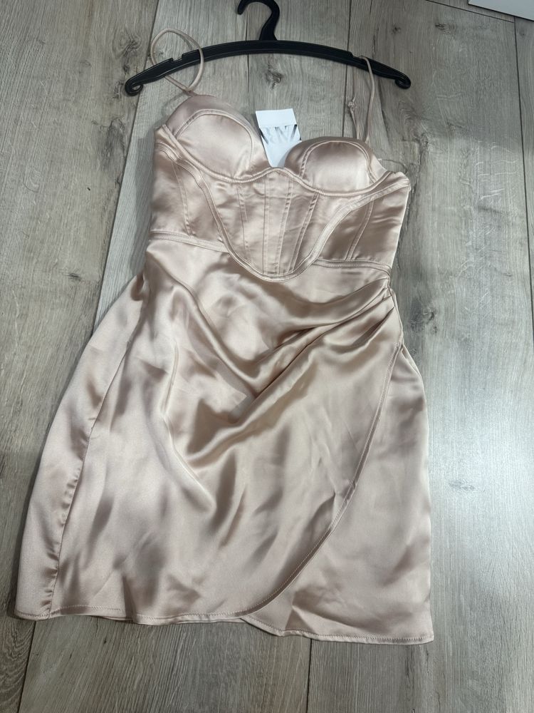 Rochie satin Zara masura S