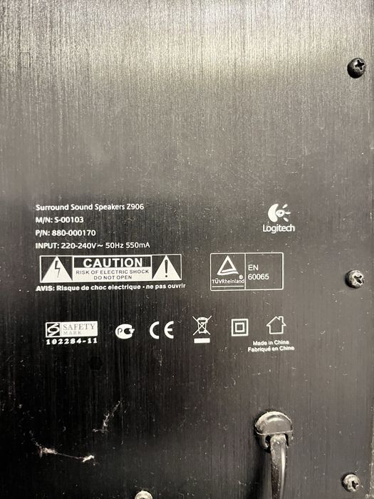 Sistem audio Logitech z906 5.1