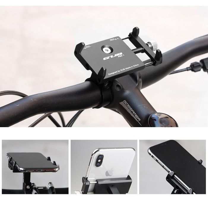 Suport telefon bicicleta / suport bicicleta telefon din aluminiu