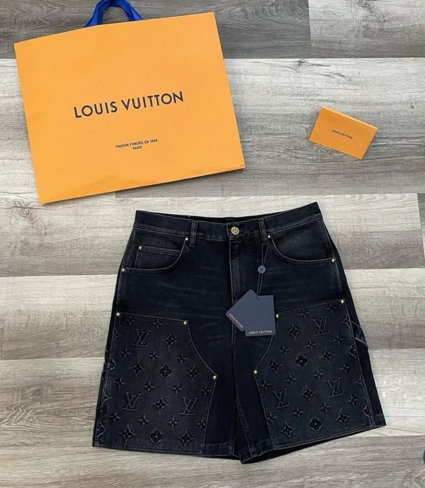 Louis Vuitton Carpenter Monogram Jeans - Blugi scurti LV