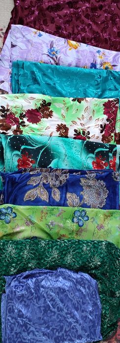 Продам отрезки  разных тканей