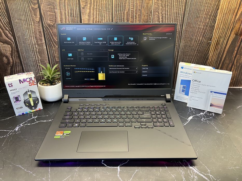 Игровой ноутбук ROG STRIX SCAR | Ryzen 9-7945HX | 32GB | RTX4080 | 1TB