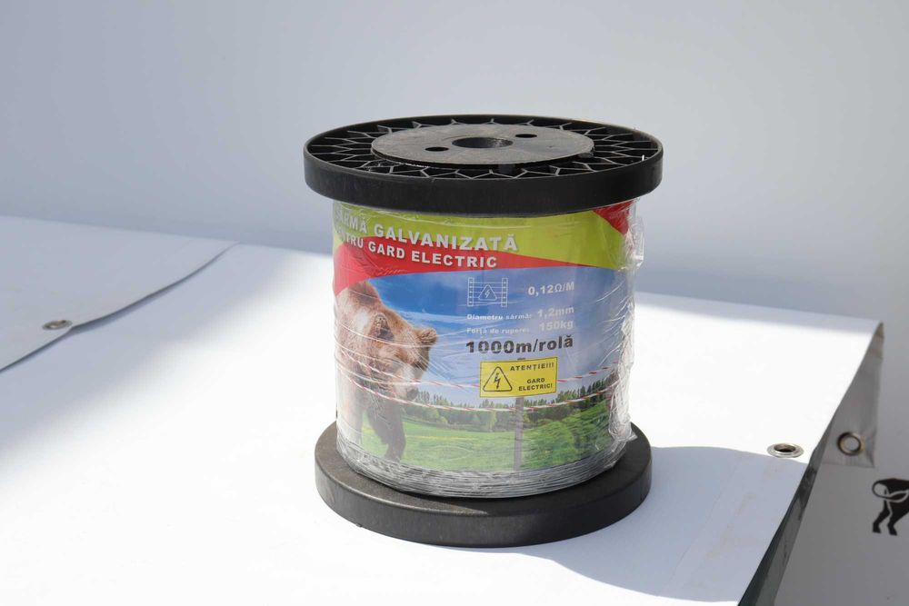 Sarma galvanizatagard electric 1,2mm x 1000m Breckner livrare oriunde