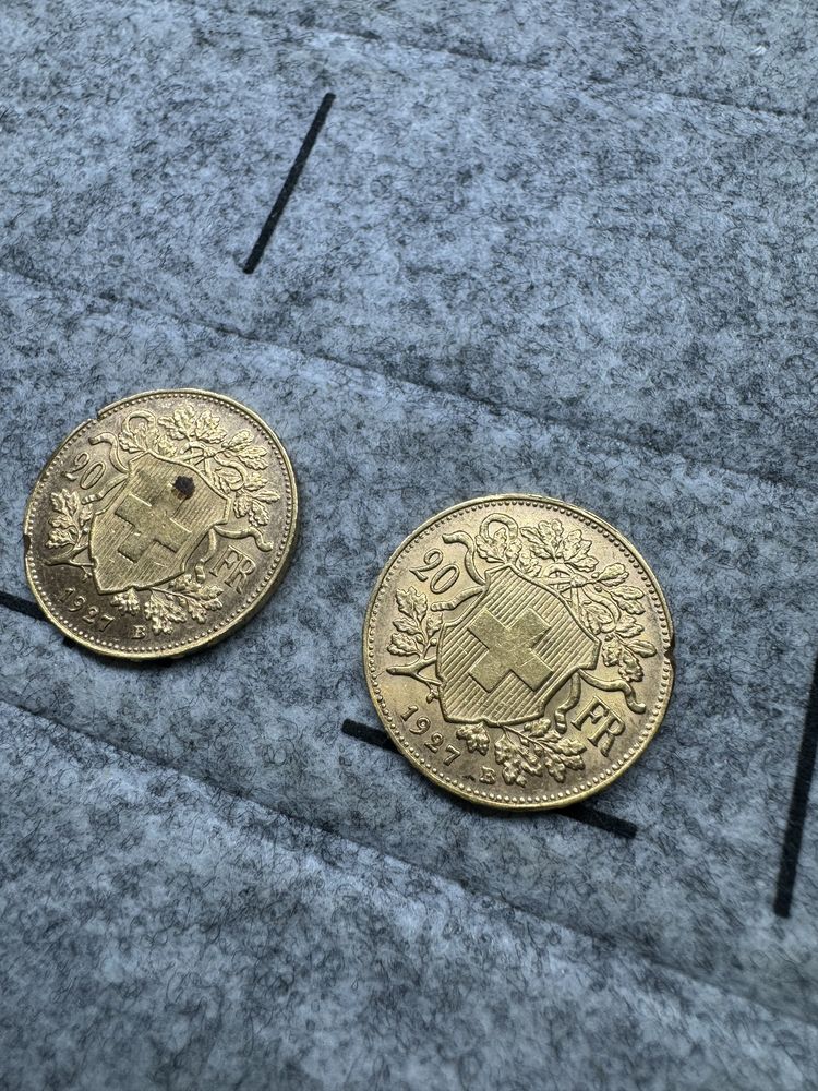 Moneda Aur 21,6K 20 Franci Elvetieni