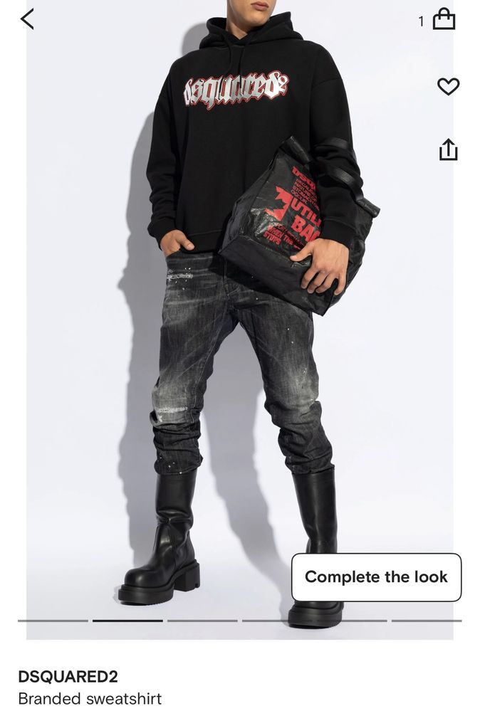 Оригинален мъжки суичър (Hoodie) Dsquared2