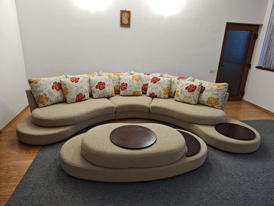Colțar living semicerc