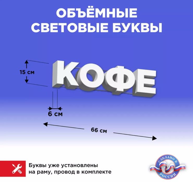 Вывеска кофе новый
